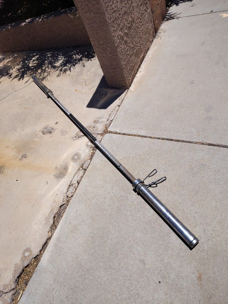 Delivery Available - 7 Foot Olympic Bar Barbell Straight No Warping