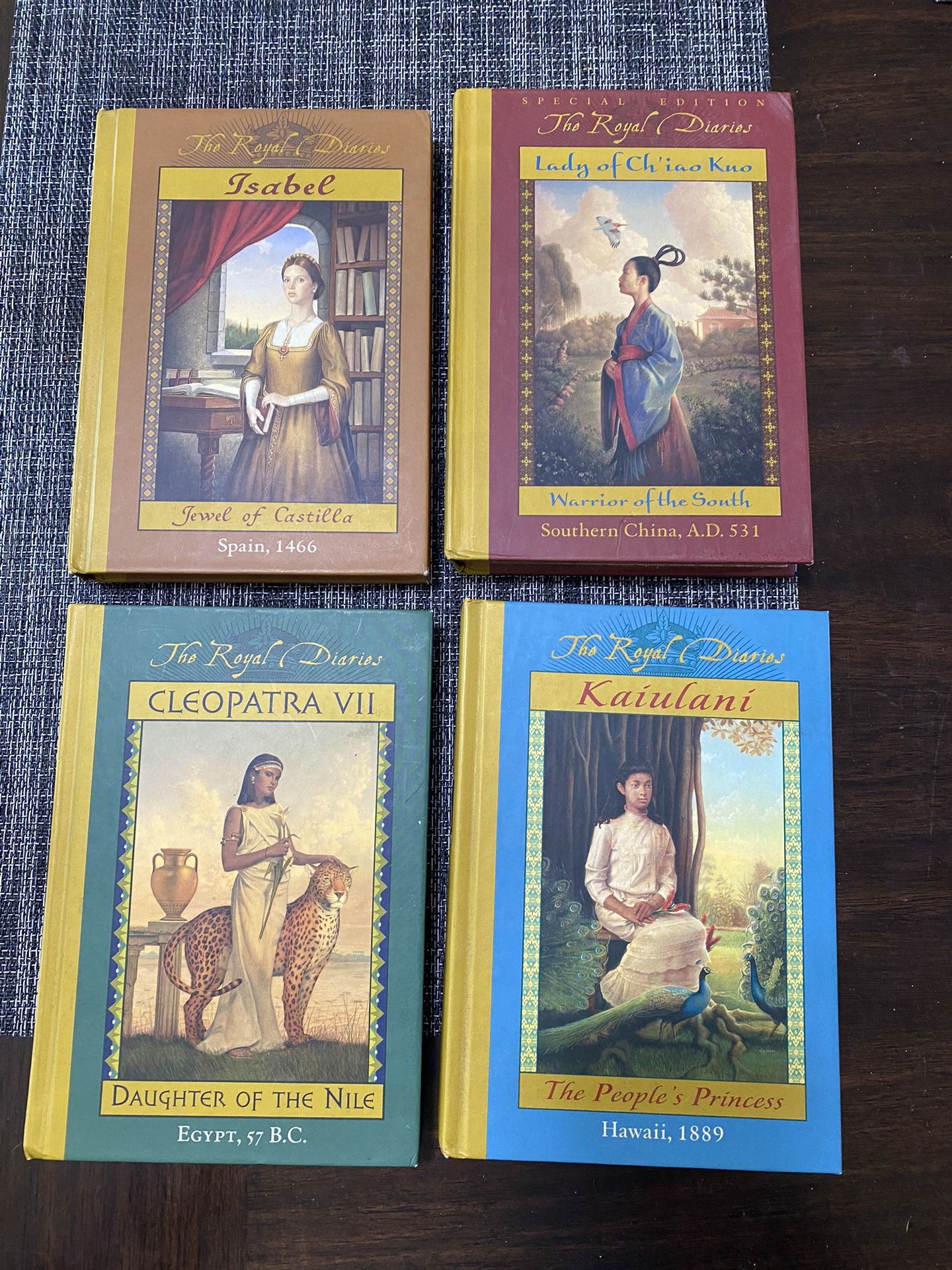 Lot Of 4 Pre Teen Royal Diaries Books Jewel Of Castilla