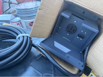 Mount for A/C electrical outlet 30AMP