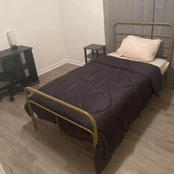 Luxury Twin Bed Frame Bed Platform For Twin Mattress 