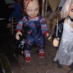 Chucky Doll Animated 3 1/2 Feet Tall