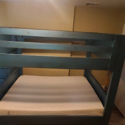 Bunk Beds Full Size With Matress Step & Storage