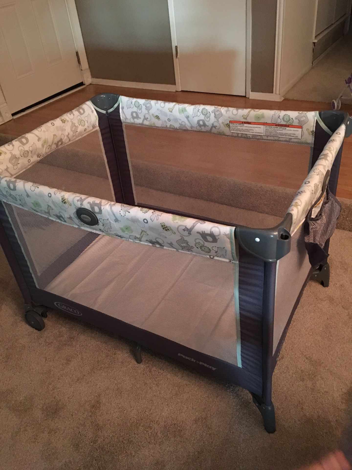 Graco Pack N Play with newborn insert and changing table attachment