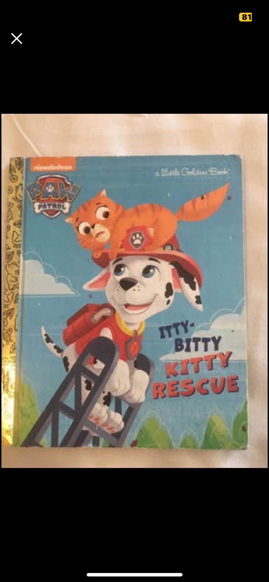 Pre-Owned The Itty-Bitty Kitty Rescue (Hardcover (contact info removed)508840) by Golden Books