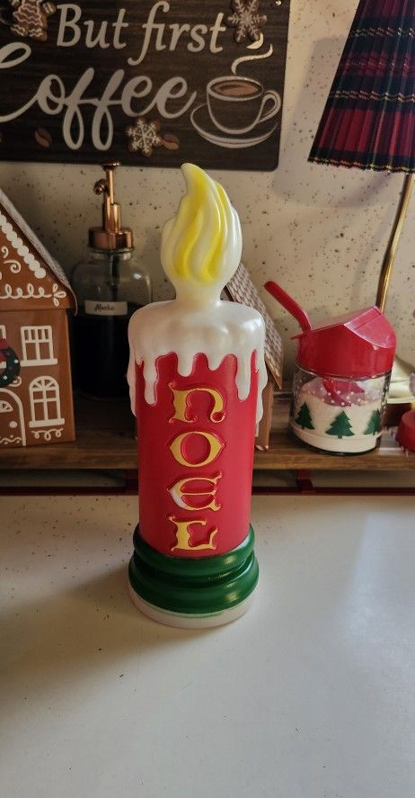 Vintage 1995 Christmas Noel Blowmold 🎄