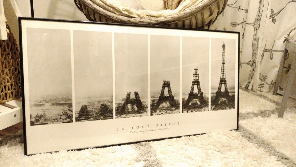 LA Tour Eiffel 20x40 framed picture