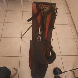 Wilson Prostaff Golf Club Set RH With Callaway Carry/Stand Bag.