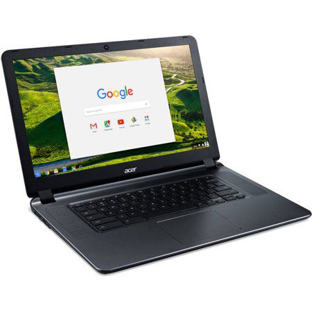 Acer 15.6" Chromebook, Chrome OS, Intel Celeron N3060 Dual-Core Processor, 2GB RAM, 16GB Internal Storage