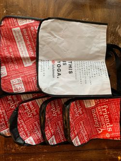 7 lululemon recyclable totes lulu