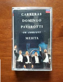 Carreras Domingo Pavarotti In Concert Mehta Cassette