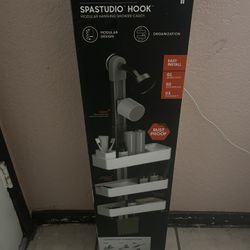 modular hanging shower caddy