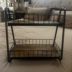 2 tier table shelf