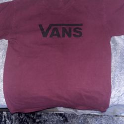 Maroon Vans Shirt