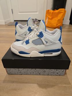 Jordan 4 Retro "Industrial blue aka Military B" sz 9