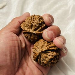 Natural Walnuts By Hand Playing Reiki Healing 