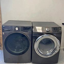 Stainless Steel Washer & Dryer