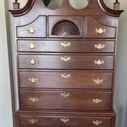 Beautiful, Real-Wood Antique Hutch/Storage Cabinet