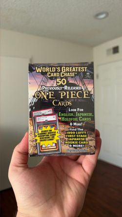 One Piece TriStar World's Greatest Card Chase Blaster Box