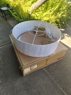Oversized pendant hanging lamp