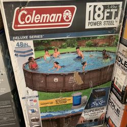 Pool Coleman 18x48..deluxe