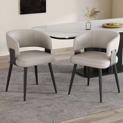 BRAND NEW IN BOX， Modern Dining Chairs Set of 2