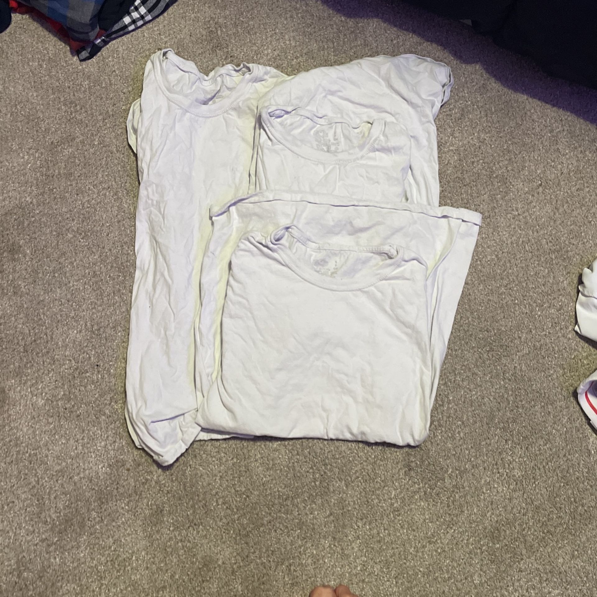 3 White Tees