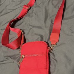 Like new small red Chico's purse!