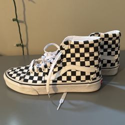 Vans- High Top SK8 Checkerboard 