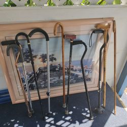 7 Canes left, no wooden ones left, Take All Or Pick One Or More Some Are Height Adjustable