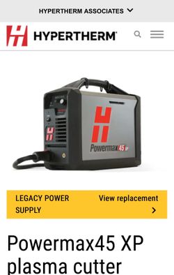 Hypertherm 45XP plasma cutter