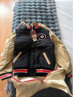 Authentic Mitchell Ness Philadelphia Flyers bomber jacket