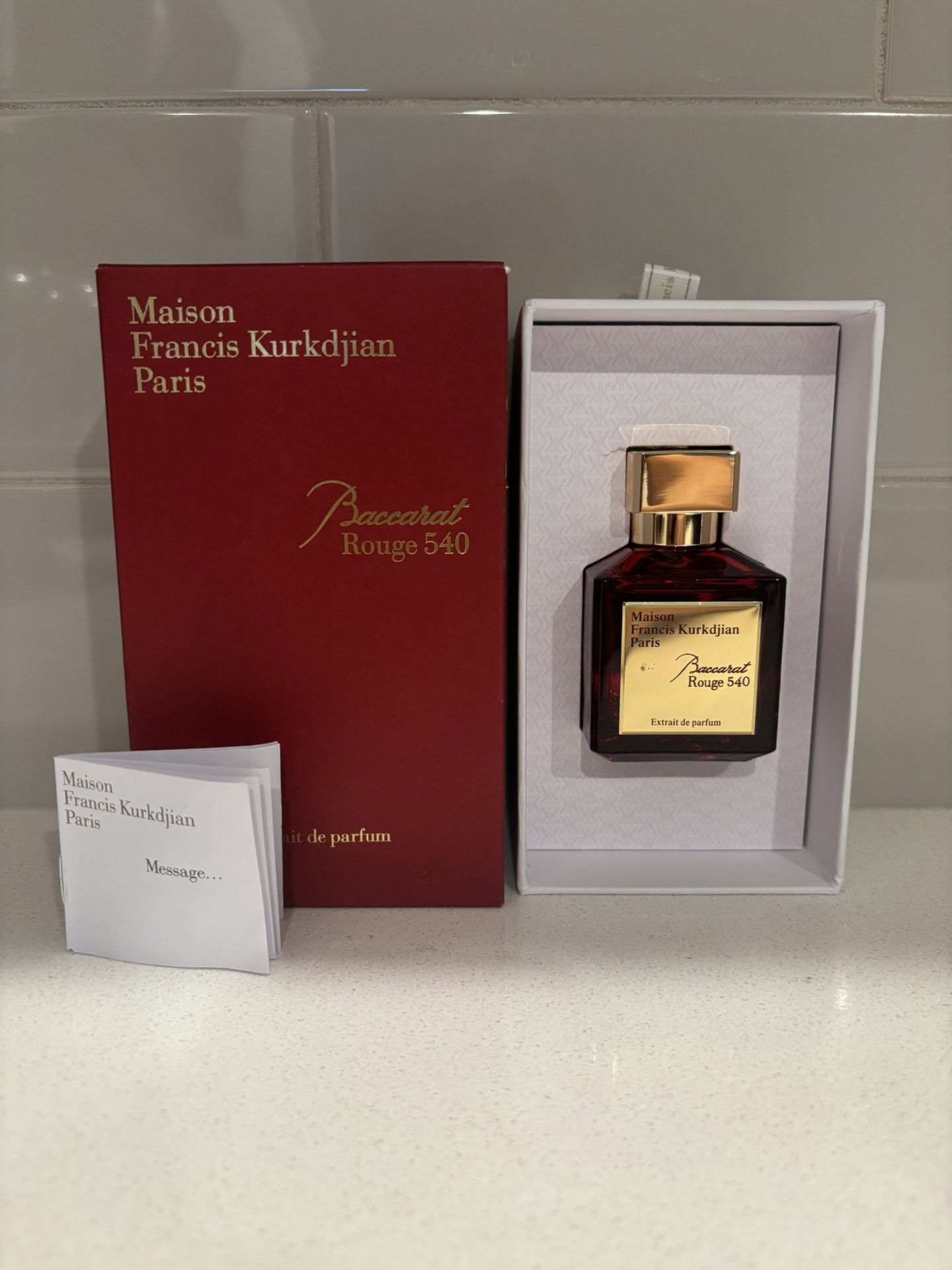 Baccarat 540 Rouge READ DESCRIPTION