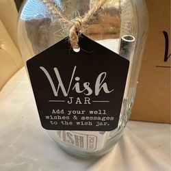 Wish Jar For Special Occasions like Engagement Party Includes Blank Wish Cards