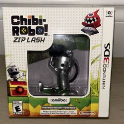 Chibo Robo Ziplash Nintendo 3DS Amiibo/game New 