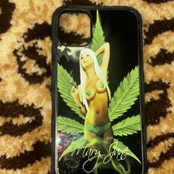 Sexy Weed lady Iphone Case