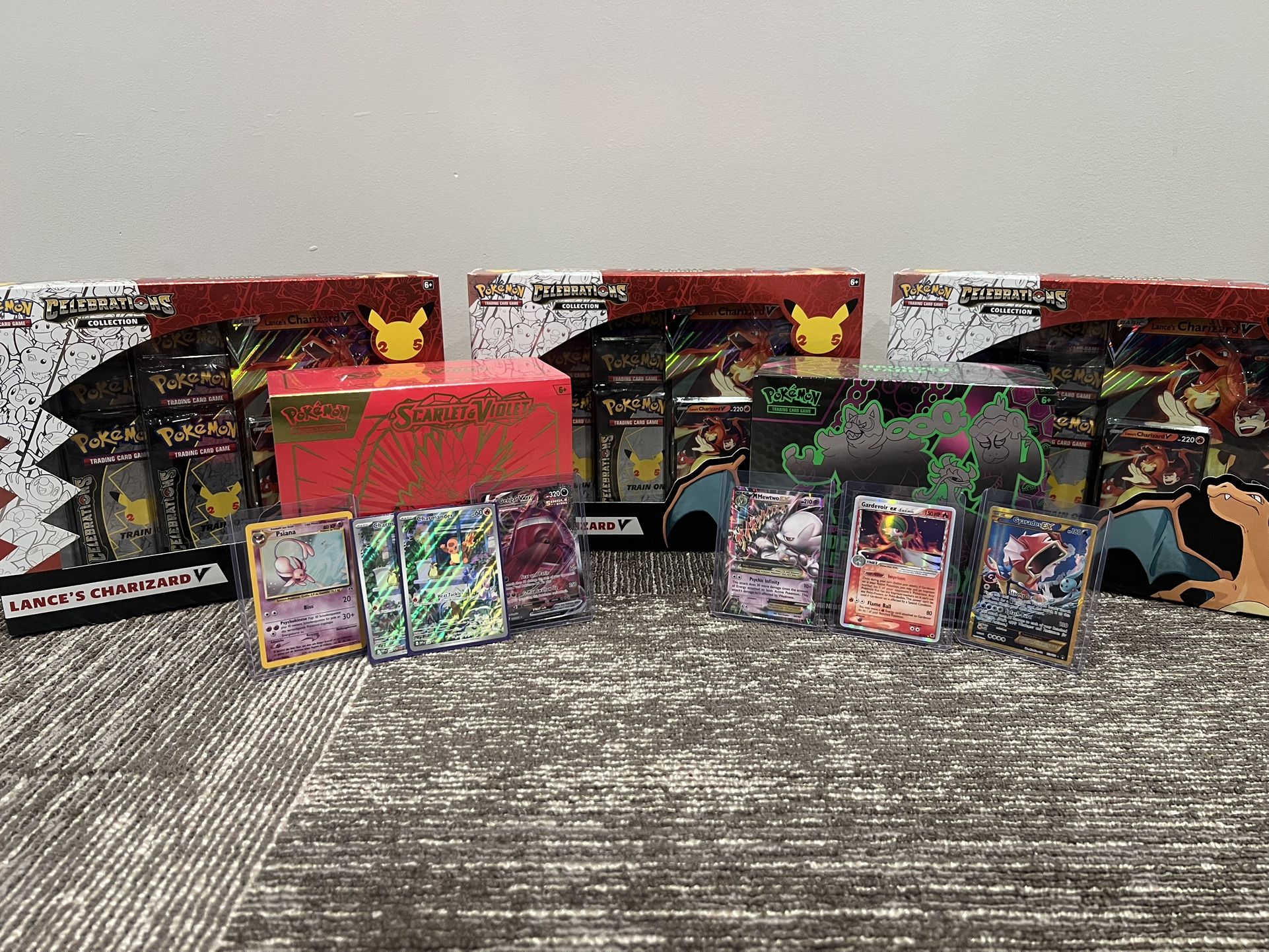 Pokémon sealed product and singles