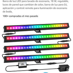 Luces LED  Set De 4 Barras  Nuevas