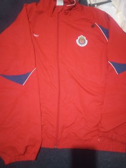 vintage y2k chivas soccer windbreaker