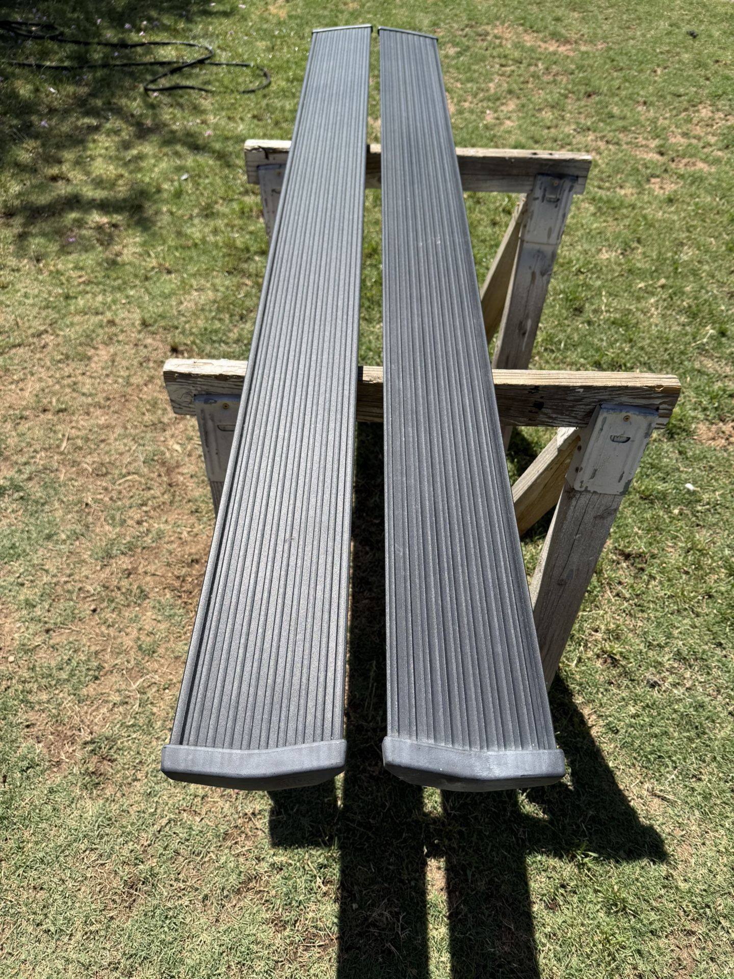 Power running board steps