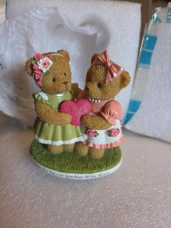 Cherished Teddies Bear Duo Figurine