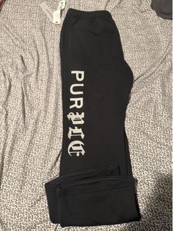 Purple sweatpants