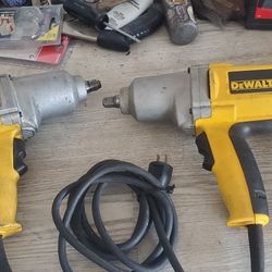 2 Dewalt Impact Wrench 