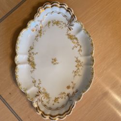 $25 Antique Haviland Limoges Oval  Platter The Venetia