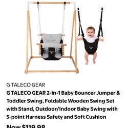 2 in 1 baby swing and jumper