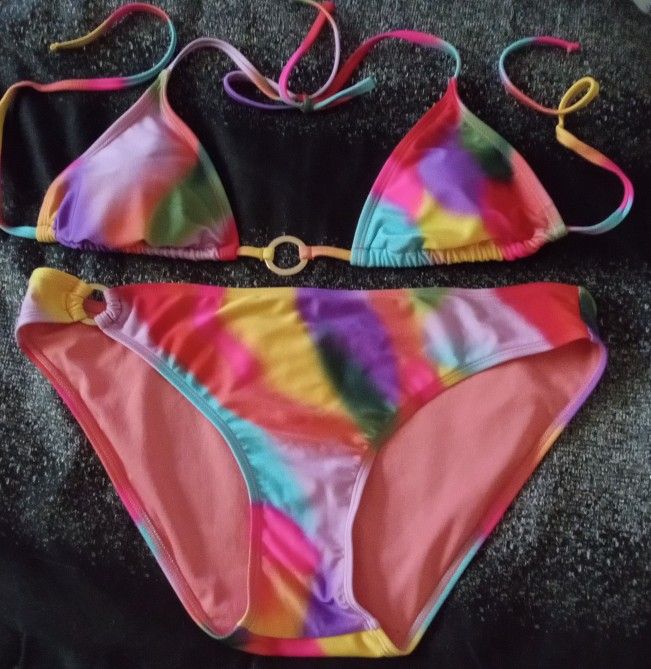 Swim Suit ✨ Bathing Suit Set 💜 Size L Top, Size XL Bottom ✨