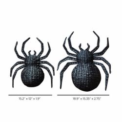 Halloween Decoration Spider Set of 2