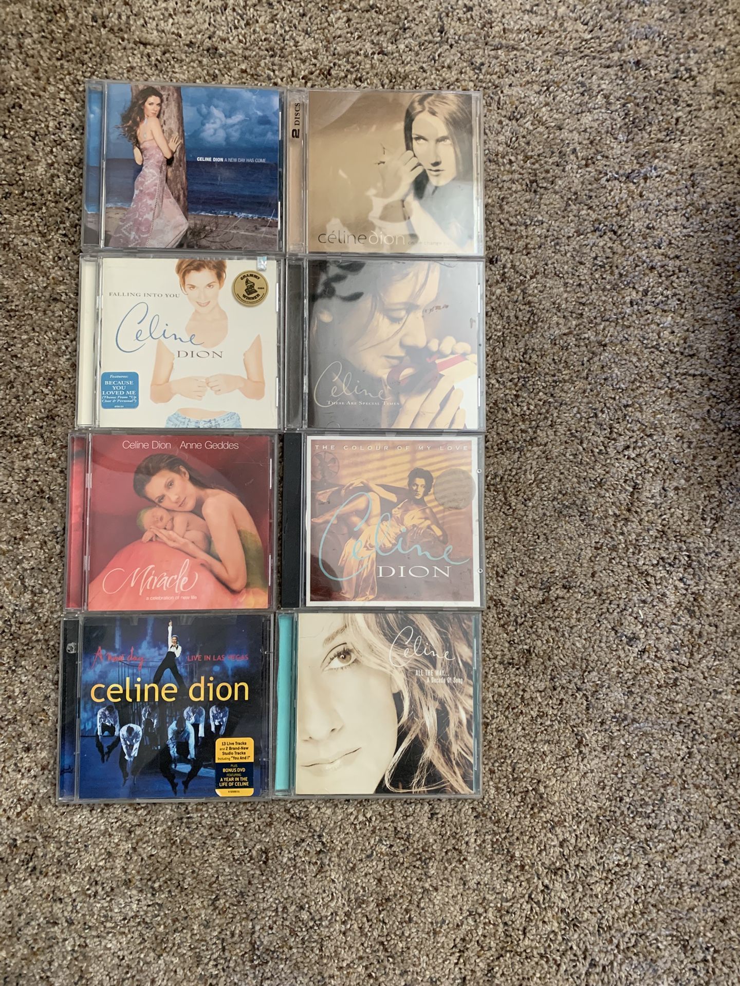 8 CDs Celine Dion