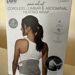 Pure Enrichment Cordless Lumbar & Abdominal Heating Wrap