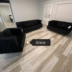 Lucas Sofa&Loveseat + chair Set 😊we have delivery 🚚 $1949 😉