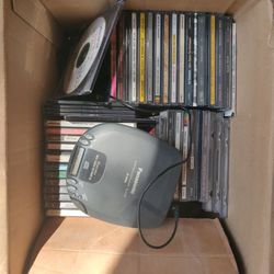 Cd Player And Various CDs 